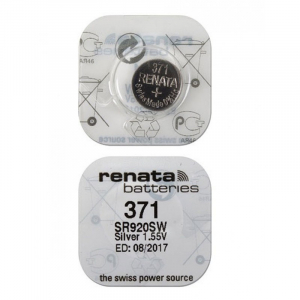 Батарейка SR920SW Renata 371 1BL  (часовые) ( (10) (30)