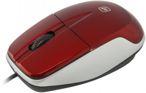 Мышь Defender MS-940, красный, 3 кнопки