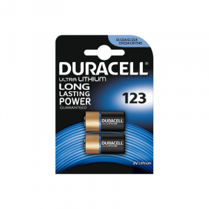 Батарейка CR123A DURACELL 2BL(20) (50)