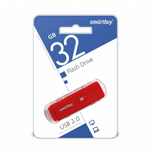 Модуль памяти Flash Disk 32GB Smart Buy Dock Red