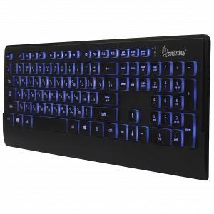 Клавиатура SmartBuy 303 Lumino с подсветкой символов, чёрный